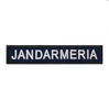 Ecuson "JANDARMERIA" piept, pe suport bleumarin și aplicare tip Velcro (cu scai) - 12,5x5 cm