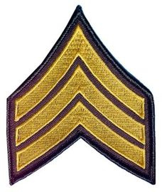 TAPASZ U.S. ARMY - SERGEANT 90 x 75 MM
