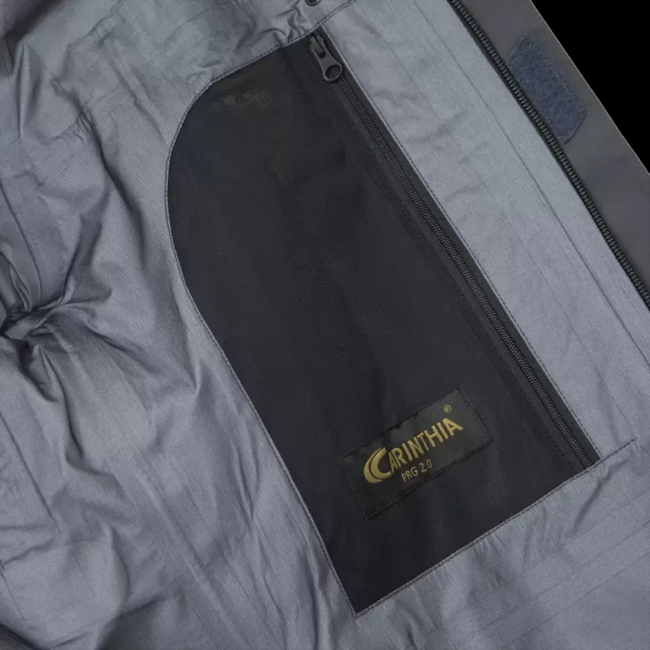 PRG 2.0 vízálló és szélálló taktikai kabát - Professzionális esőkabát - Szürke - Carinthia