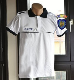 Polo T-Shirt, White Police shirt