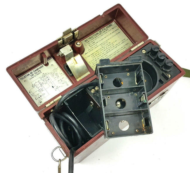Military Campaign Telephone, Cold War era, Romanian Army Surplus