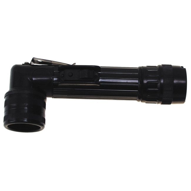 A fejlámpa zseblámpája, közepes, fekete