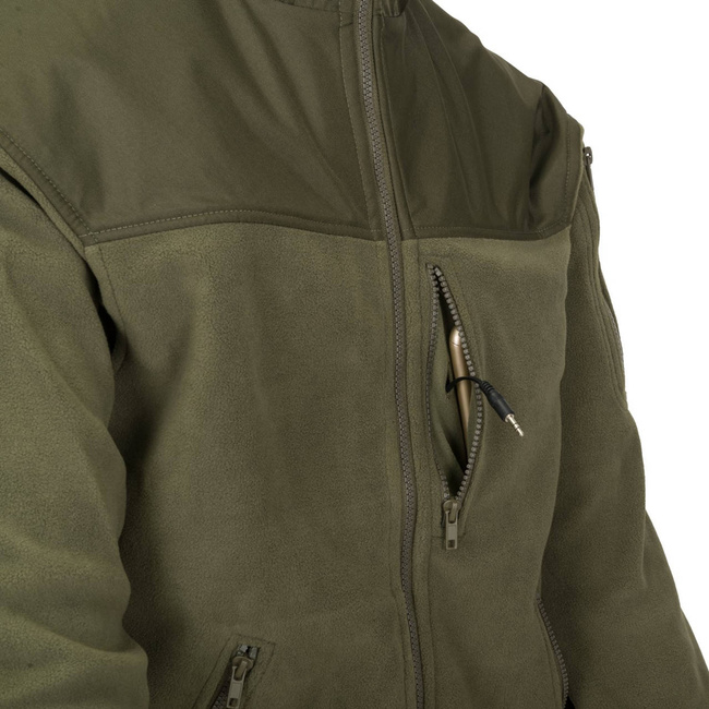 FLEECE DZSEKI - "CLASSIC ARMY" - Helikon Tex® - OLÍVA/FEKETE