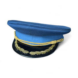Tiszt sapka - Román hadsereg katonai felesleg RSR időszak - Kék - Újszerű