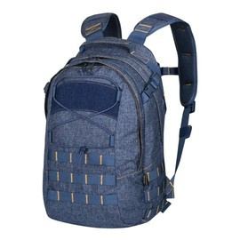 EDC HÁTIZSÁK - NYLON POLIÉSZTER KEVERÉK - KÉK MELANGE - HELIKON