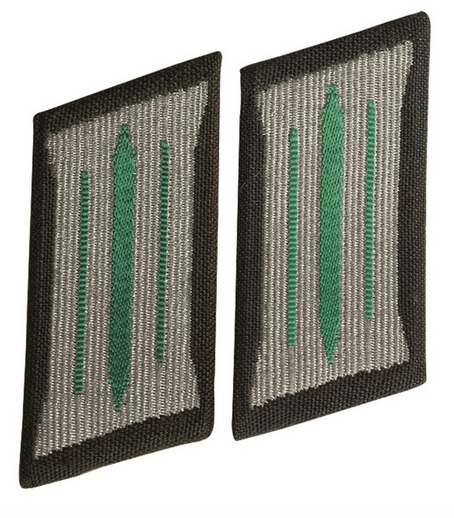 East Germ.green Army Collar Patch Sold.
