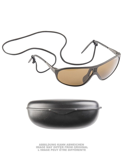 SWISS SUVASOL ARMY SUNGLASSES W.CASE LIKE NEW