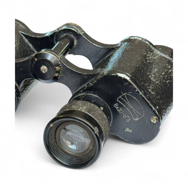 Vintage katonai távcső eredeti tokkal - I.O.R. 8x30 - B.C.N. 4 - Surplus Román hadsereg - Hidegháború - Használtan