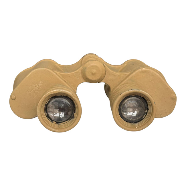 SZOVJET TÁVCSŐ 8X30 I.O.R. - WWII - FESTETT WH DUNKEL GELB - NEFUNKCIONÁLIS - REPRO