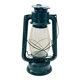 WIND LAMP - METALOGLOBUS - GREEN - MILITARY SURPLUS ROMANIAN ARMY - IN GOOD CONDITION