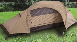 EGYSZEMÉLYES SÁTOR - "RECOM" - Mil-Tec® - COYOTE