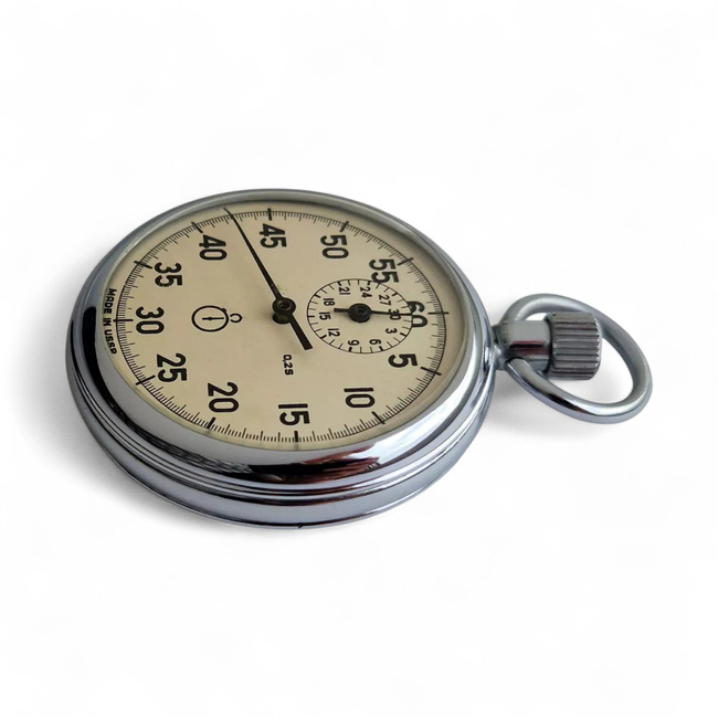 Vintage AGAT Stopwatch - USSR - Romanian Army Military Surplus - In good condition