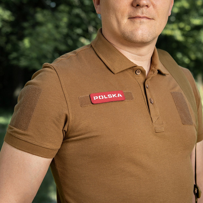 PATCH POLSKA 25 x 80 MM LASER CUT - RED/WHITE - M-TAC