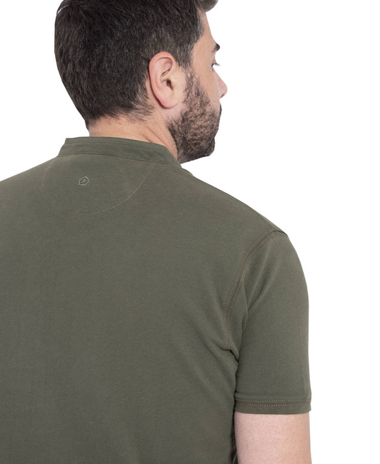 PÓLÓ - "LEVANTES HENLEY" - PENTAGON® - ZÖLD CAMO