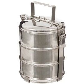 STAINLESS STEEL FOOD CANISTER - 3 PART - MFH®