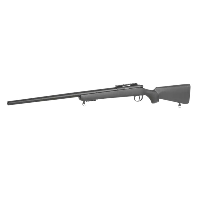 REPLIKA AIRSOFT MESTERLÖVÉSZ PUSKA - FRISSÍTETT VÁLTOZAT - 450 FPS - FEKETE - WELL - MB03AE