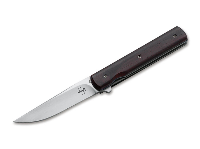 POCKET KNIFE URBAN TRAPPER LINEAR COCOBOLO - BOKER PLUS