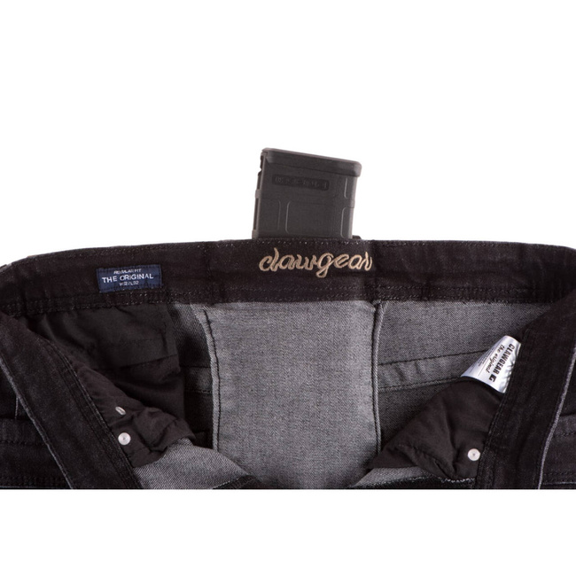 FLEX DENIM TAKTIKAI FARMERNADRÁG - BLACK GREY WASHED - CLAWGEAR