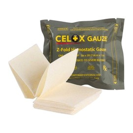 Celox Gauze Z-Fold vérzéscsillapító kötés