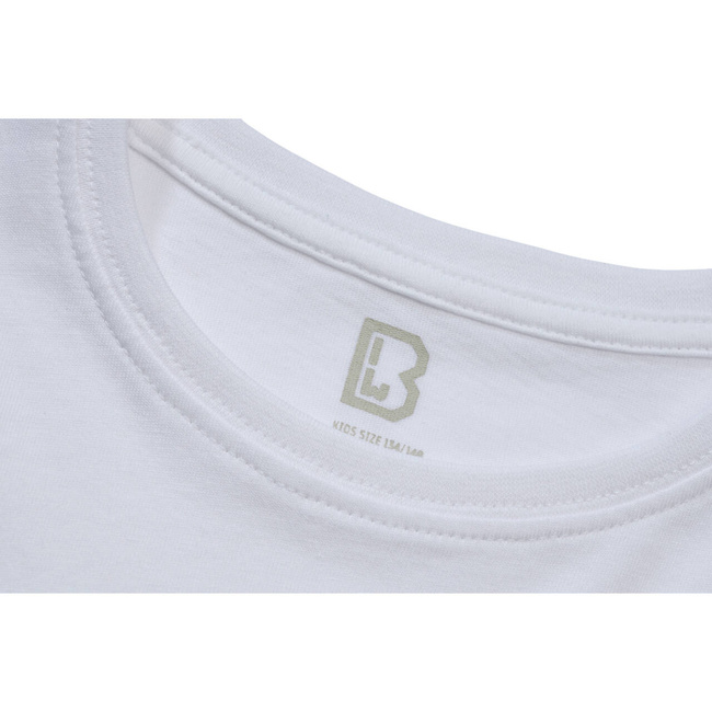 KIDS COTTON T-SHIRT - WHITE - BRANDIT