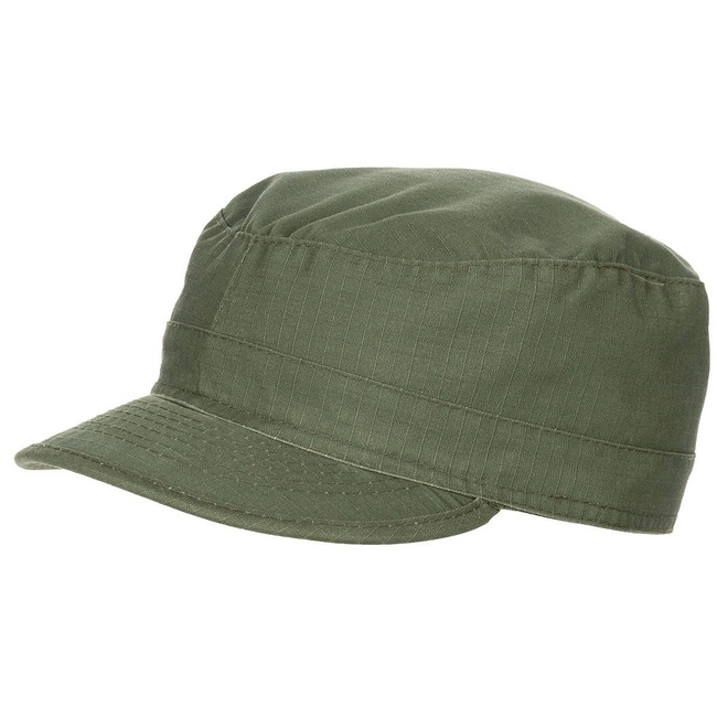 US BDU FIELD CAP - MFH - OD GREEN STONEWASHED