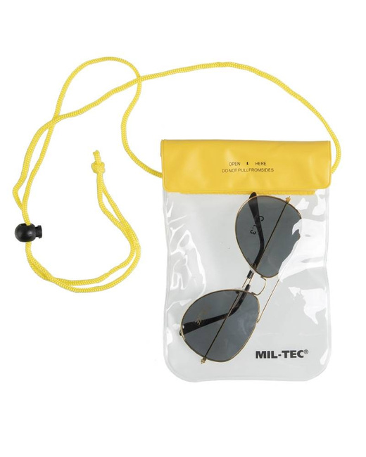 NECK WALLET - WATERPROOF - YELLOW - 130 x 200 MM