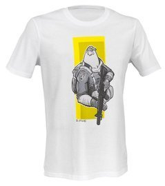 NYOMTATOTT PÓLÓ - EJTŐERNYŐS SAS - D.FIVE - FEHÉR