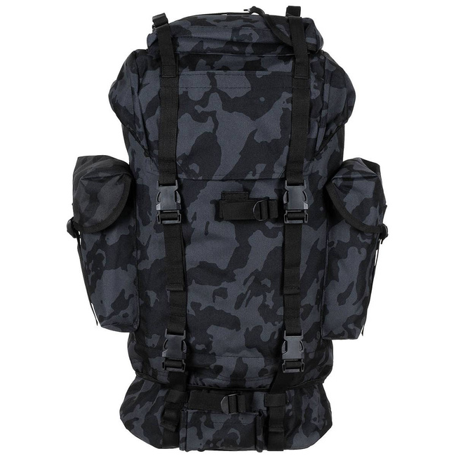 BW COMBAT HÁTIZSÁK - ALUMÍNIUM RÚD - 65 L - MFH® - NIGHT CAMO