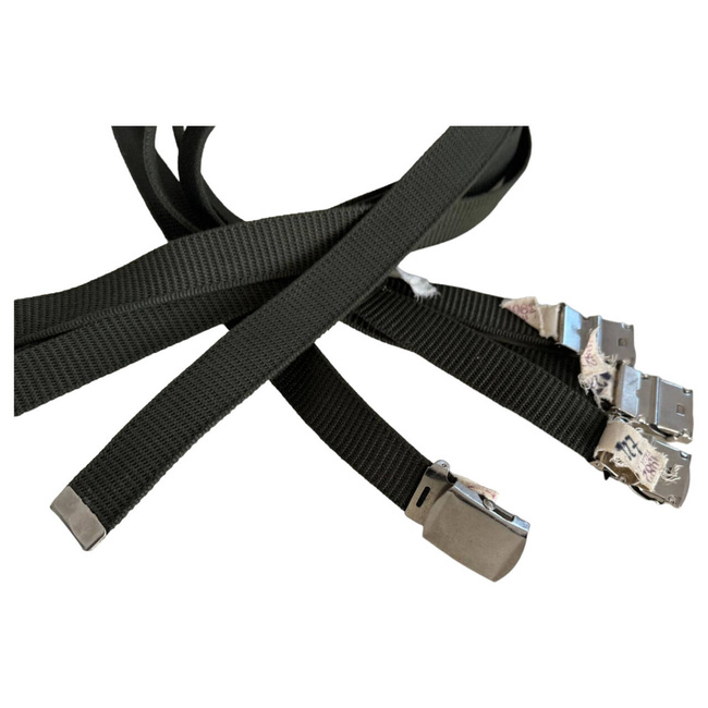 SZÖVET ÖV FÉM CSATTAL - ROMÁN HADSEREG KATONAI TÖBBLET - OD  ZÖLD - MINT ÚJ