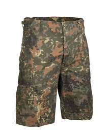 AMERIKAI STÍLUSÚ RÖVIDNADRÁG - RIPSTOP PAMUT - Mil-Tec - FLECKTARN
