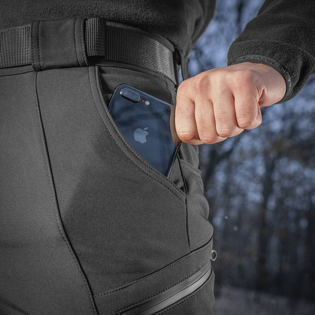 SOFTSHELL TAKTIKAI NADRÁG, FEKETE - M-TAC