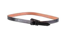 BŐRSZÍJ BERSAGLIERI SAPKÁHOZ - FEKETE - VALÓDI OLASZ KATONAI TÖBBLET - HASZNÁLT