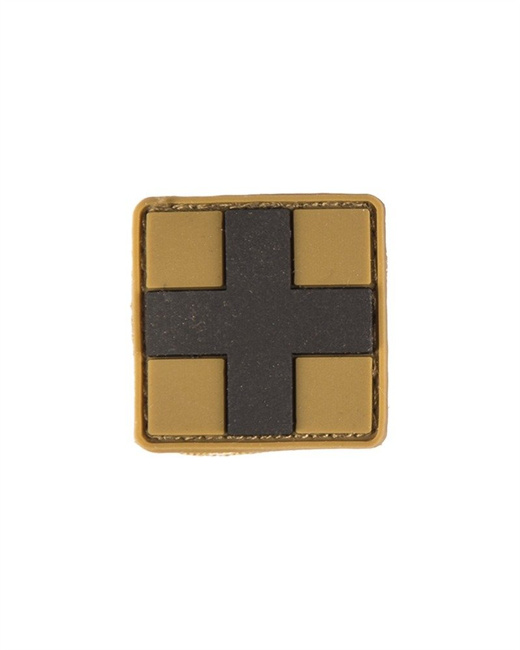 3D TÉPŐZÁRAS EMBLÉMA - ELSŐSEGÉLYNYÚJTÁS - Mil-Tec® - COYOTE - SMALL