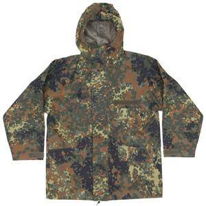 NEDVES IDŐJÁRÁS KABÁT - KATONAI TÖBBLET A NÉMET HADSEREGTŐL - FLECKTARN CAMO - GORETEX - HASZNÁLT
