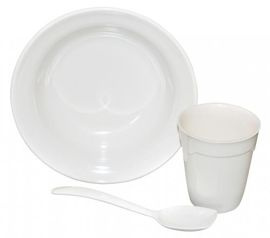 TÁNYÉR DANISH ARMY ´MEPAL ROSTI´ 3 PCS MELAMIN MESS KIT