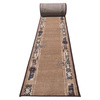 PERSIAN CARPET - ROMANIAN ARMY MILITARY SURPLUS - BEIGE - 20,5 x 0,80 m lxW - IN GOOD CONDITION