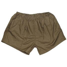 SPORT SHORTS - OD GREEN - MILITARY SURPLUS CZECHOSLOVAK ARMY - LIKE NEW