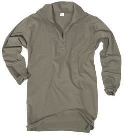 Német trikó-szövet ing, cipzárral, OD