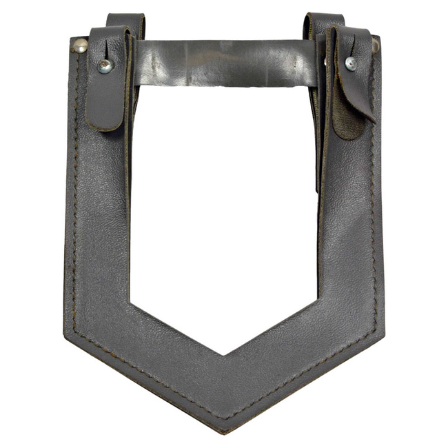 BŐR VÉDŐHUZAT ÖSSZECSUKHATÓ LAPÁTHOZ - KATONAI TÖBBLET KELETNÉMET HADSEREG NVA - SZÜRKE - HASZNÁLT