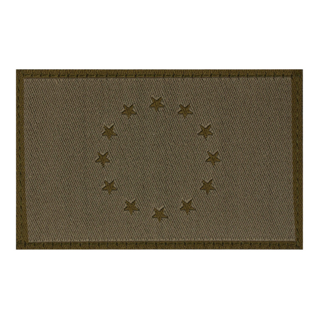 EU FLAG PATCH - 50 X 80 mm - RAL7013 - CLAWGEAR