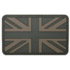 Velcro Patch, "U. K.", 3D, size: 8 x 5 cm