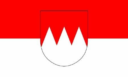 ZÁSZLÓ 30 x 46 cm A SZŐLŐSZERELÉSBEN FRANCONIA HERALDRY