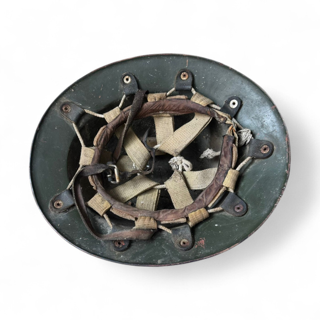 Vintage polgári védősisak - Kompozit anyag - Román hadsereg feleslege - Használt