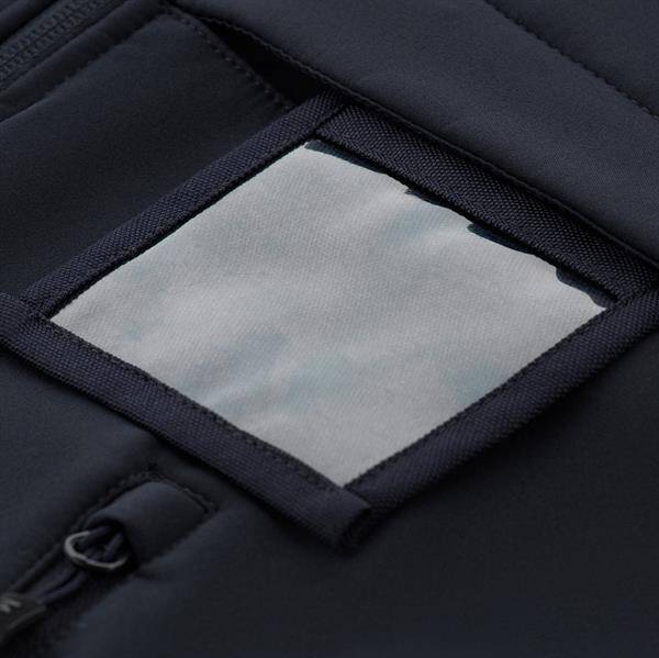 POLICE SOFTSHELL JACKET, BLACK - M-TAC