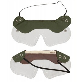 PROTECTIVE GOGGLES - GENUINE MILITARY SURPLUS SWEDISH ARMY - 3 PIECES PACK - LIKE NEW