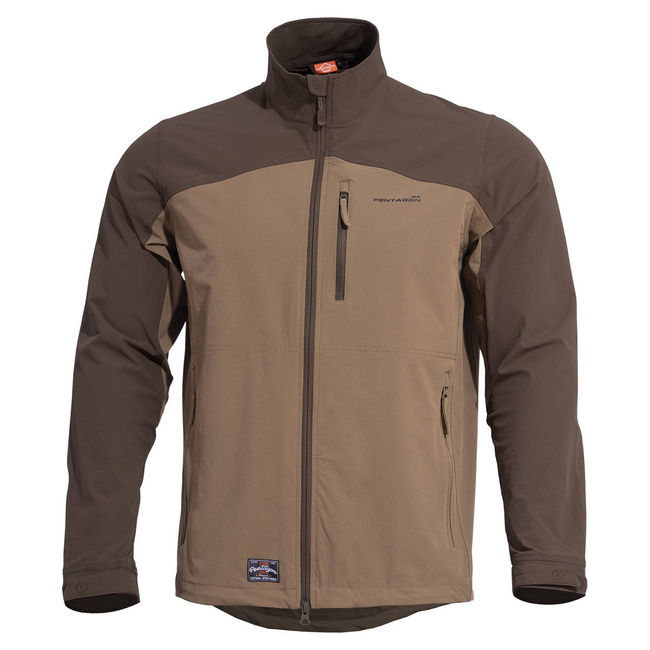 KÖNNYŰ SOFTSHELL DZSEKI - ELITE - PENTAGON - COYOTE MIX