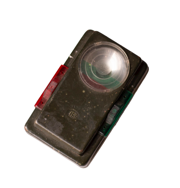 Katonai lámpa ELBA TIMISOARA RSR - Római hadsereg felesleg - használt