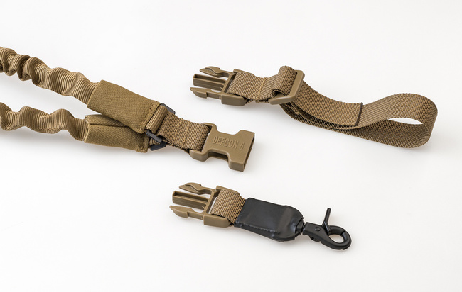 TACTICAL ASSAULT SLING - WITH 1 ATTACHMENT POINT - DEFCON 5® - COYOTE TAN