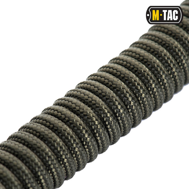 D-gyűrűs biztonsági kábel - Olive - M-Tac