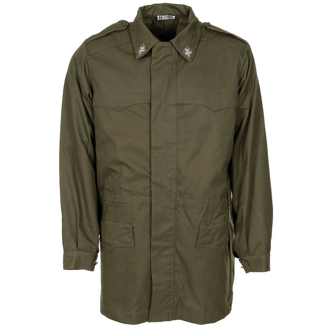 FIELD PARKA WITHOUT LINING - OD GREEN - ITALIAN MILITARY SURPLUS - USED